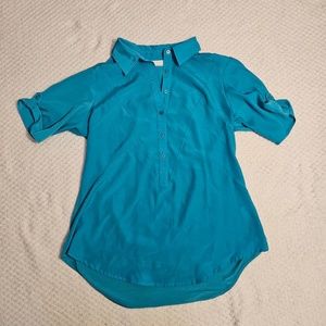 New York and Company Business Casual Tunic Top for Women Size L